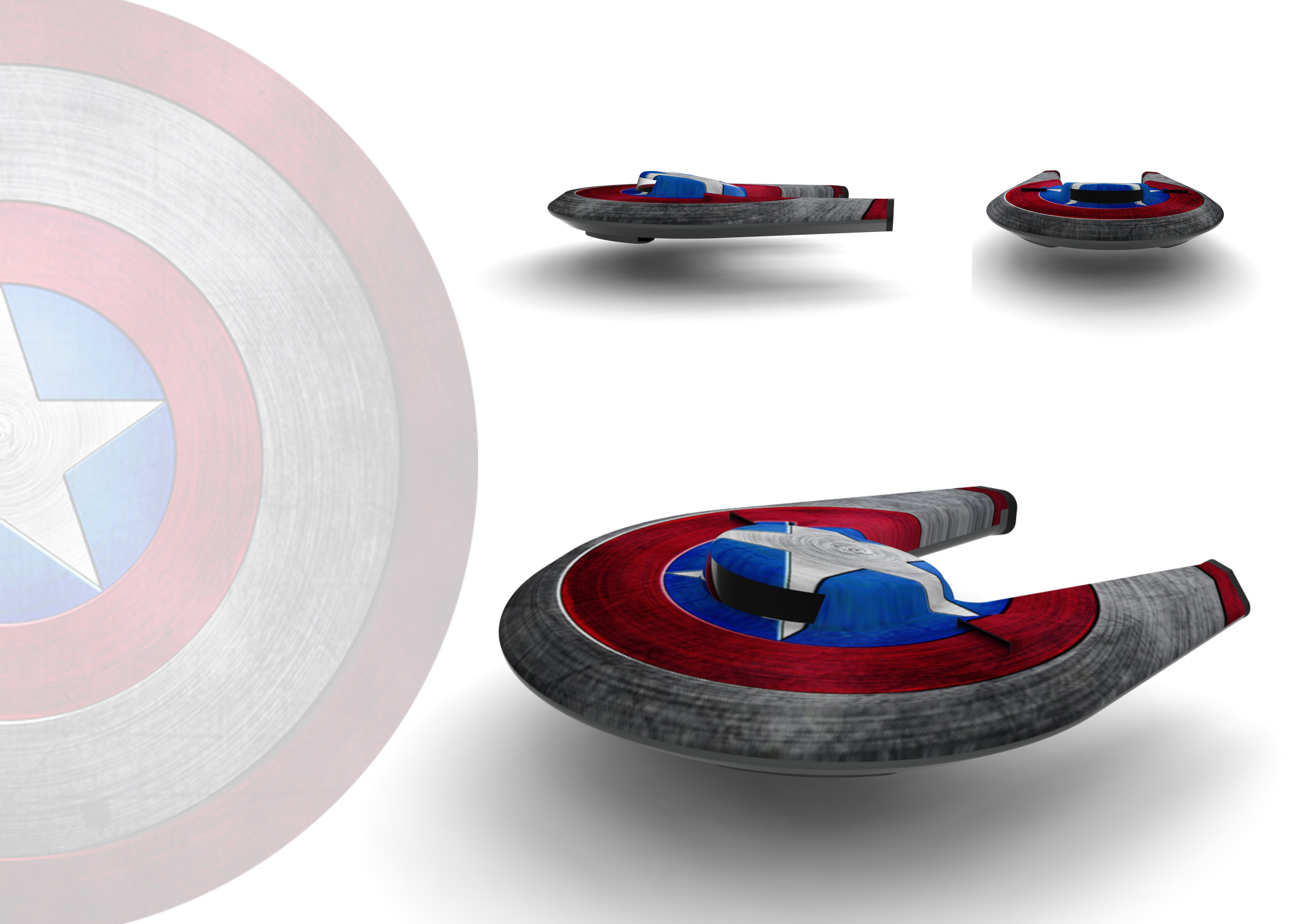 美国队长盾牌飞船